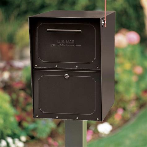 full size metal mail box|large residential mailbox for packages.